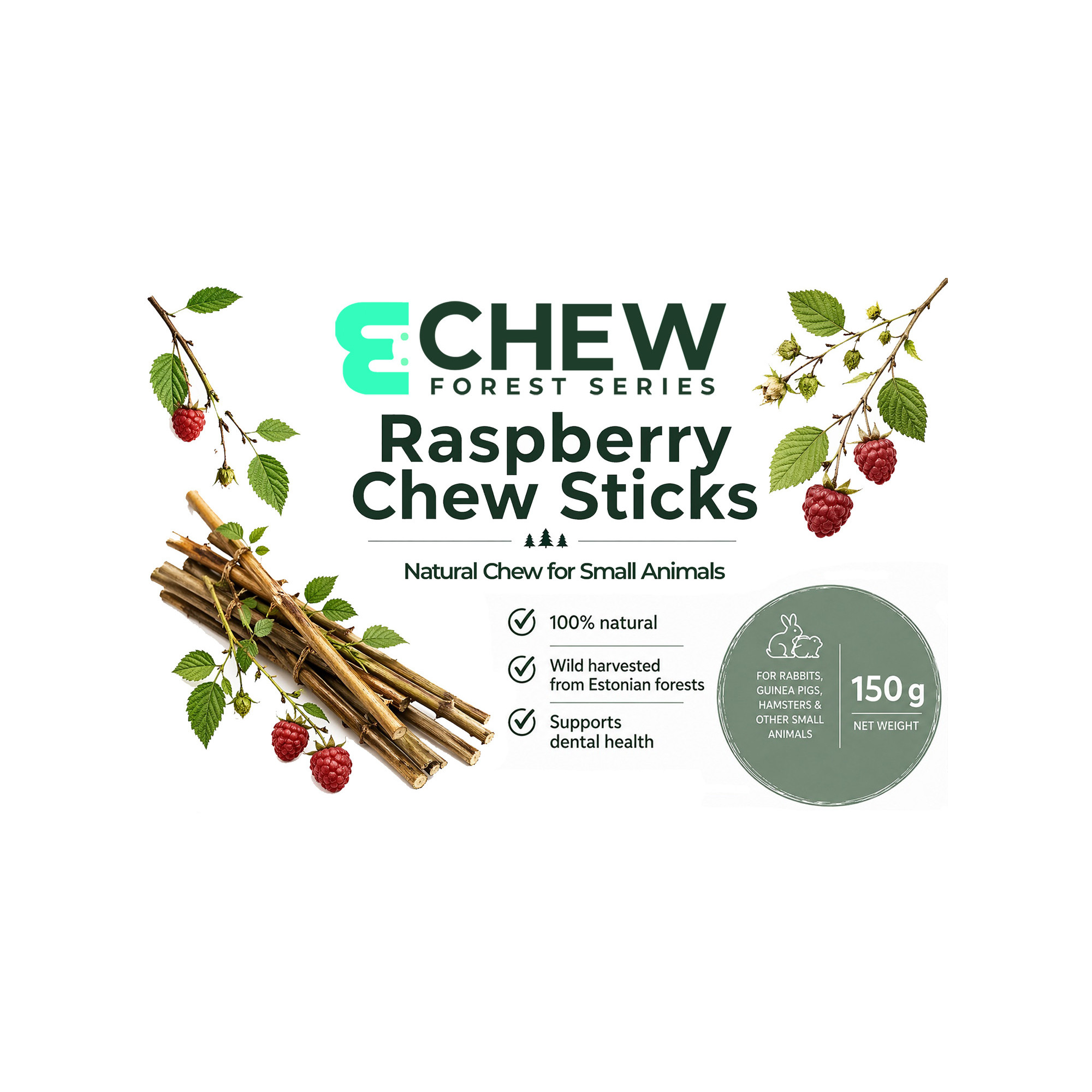 Raspberry stems for rodents