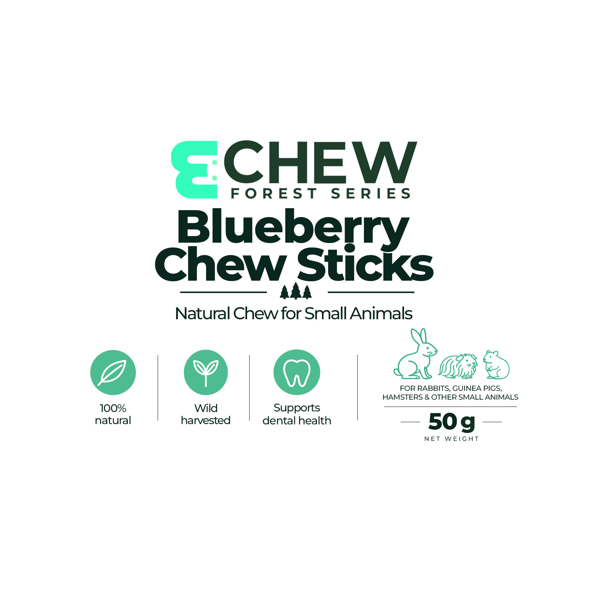 Blueberry branches for rodents
