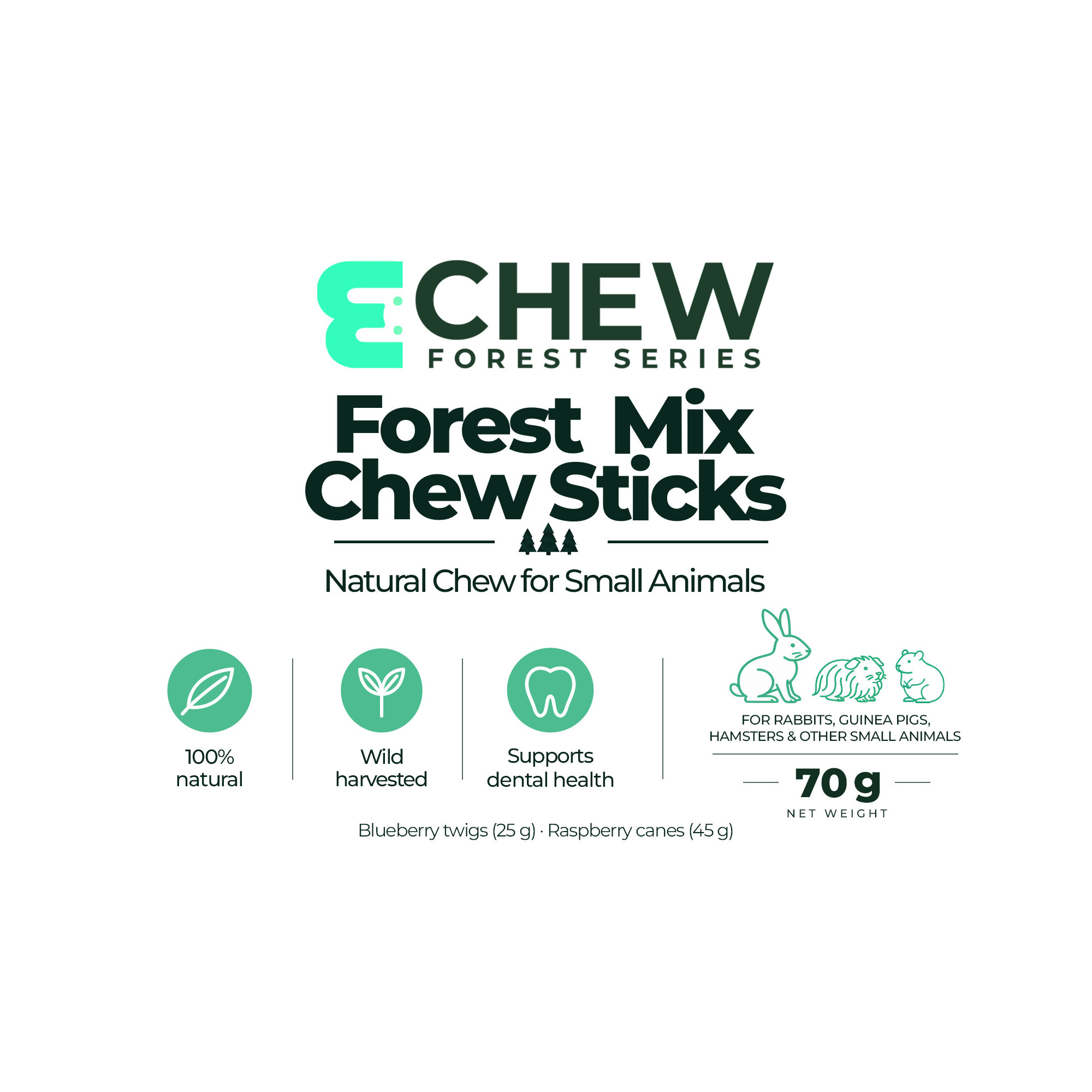 Forest Mix Chew Sticks